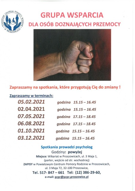 Oferta Powiatowego Centrum Pomocy Rodzinie w Proszowicach - Obrazek 2